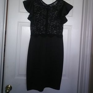 Lace top dress